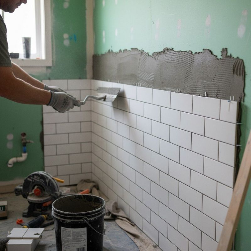 Bathroom Tile Installation detail