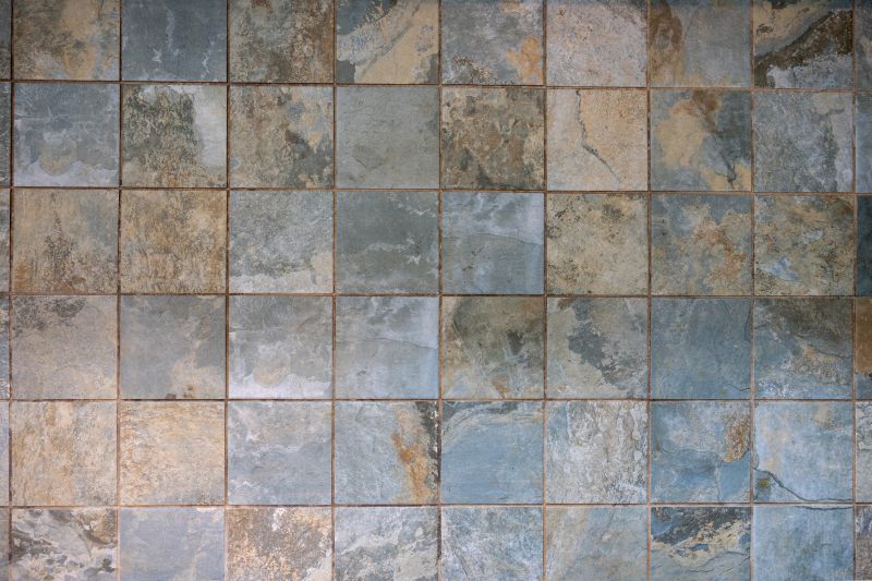 Slate Tile Floor Repair detail