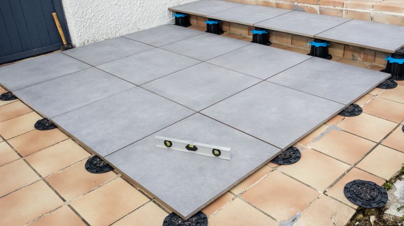 Terrace Tile Installation detail